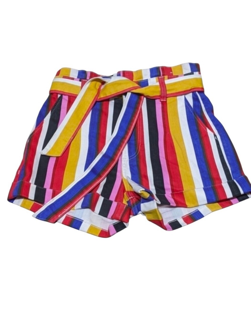 Vintage Y2K Women's Express Colorful Stripped Shorts